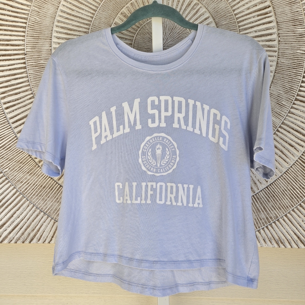 Abercrombie & Fitch Soft A&F Collection Palm Springs Calfornia Tee T-Shirt Sz S